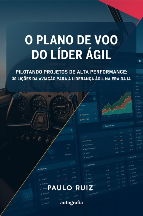 Capa do livro O Plano de Voo do Líder Ágil